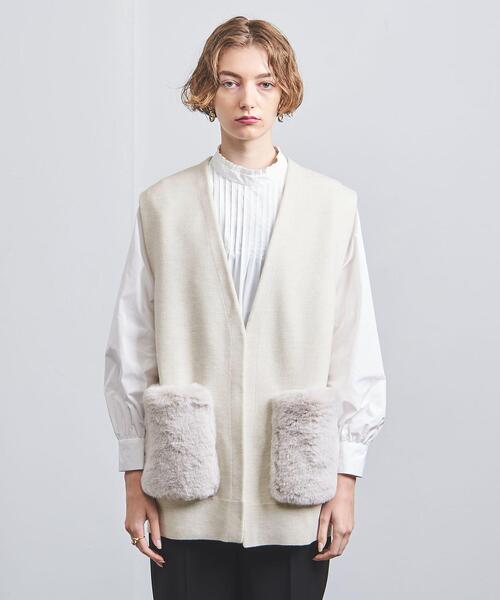 UNITED ARROWS（ユナイテッドアローズ）の「ポケット ファー ベスト