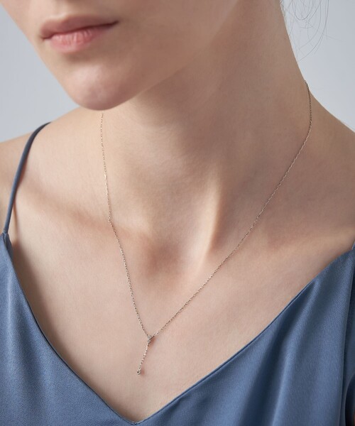 レイヤード] PT900/850 ダイヤモンド ネックレス（ネックレス）｜ete