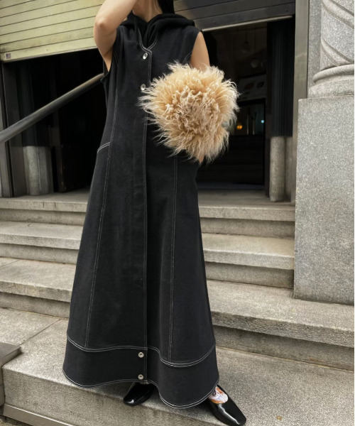 Ameri（アメリ）の「UND 3WAY DENIM DRESS（ワンピース）」 - WEAR