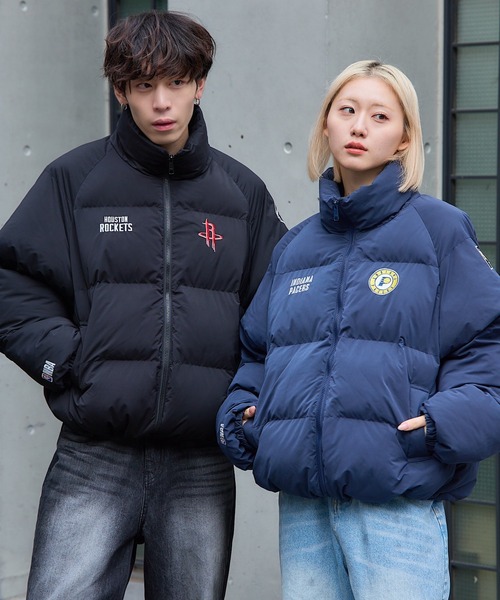 セール】NBA Team logo Puffer Jacket アウター 冬服 ユニセックス