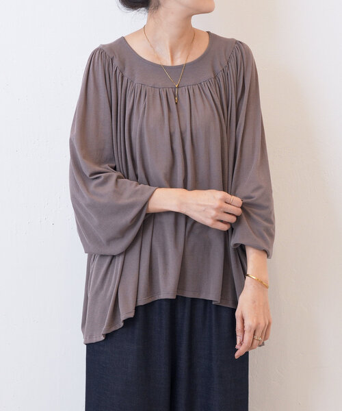 BEARDSLEY（ビアズリー）の「シアーギャザーカットソー（Tシャツ