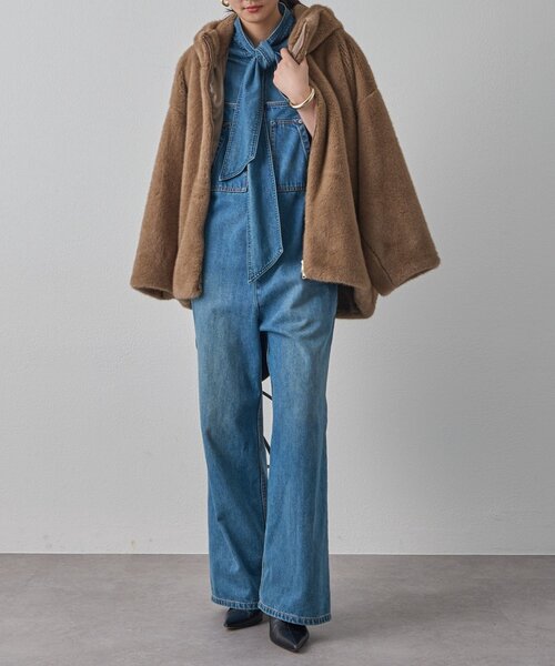 LOUNGEDRESS（ラウンジドレス）の「フードフェイクファーブルゾン