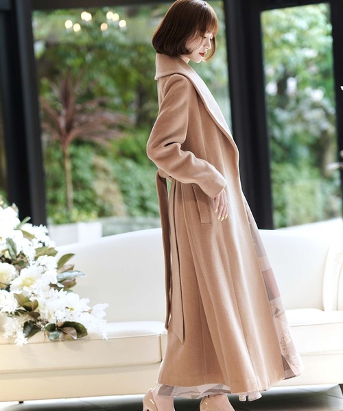 emiriawiz（エミリアウィズ）の「ショールカラーウールコート