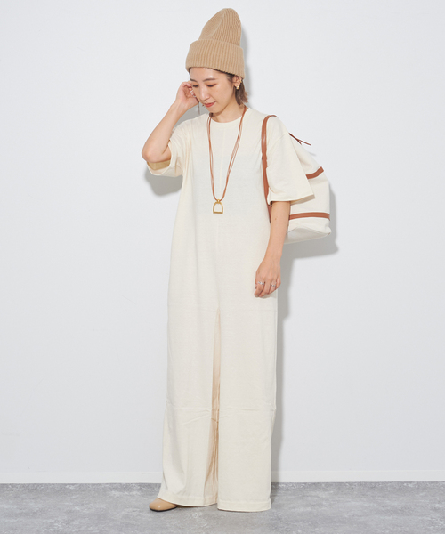 plage（プラージュ）の「nep cotton オールインワン（つなぎ