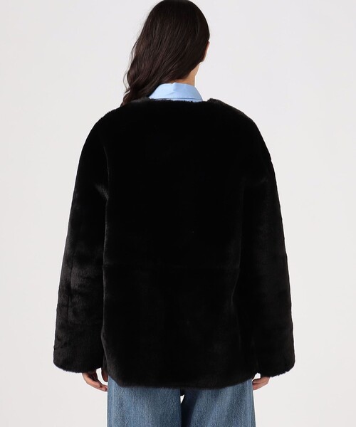 MACPHEE（マカフィー）の「フェイクムートン リバーシブルショート