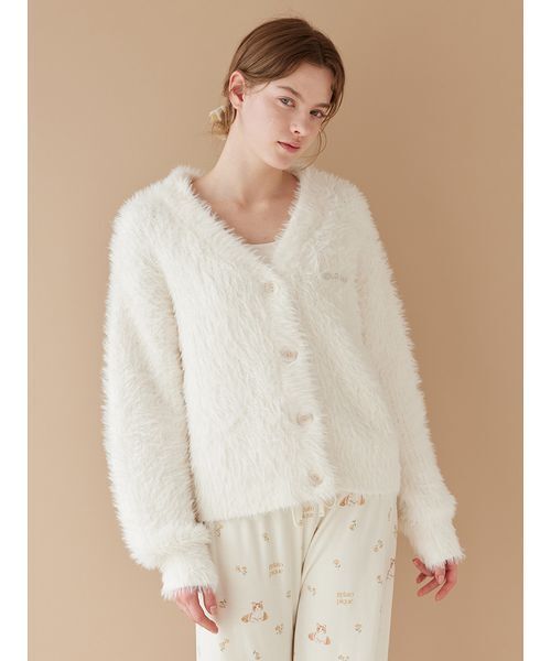 フェザーカーディガン（ルームウェア/パジャマ）｜gelato pique