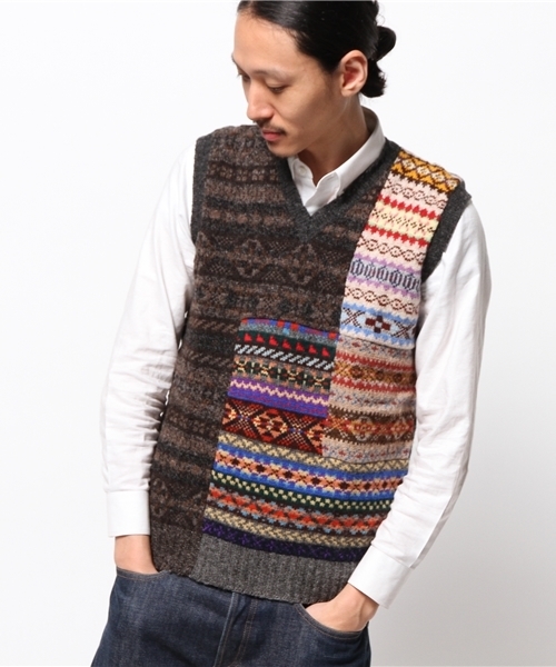 BEAMS PLUS ニットベスト RRL JAMIESON'S ALDEN BEAMS PLUS ニット
