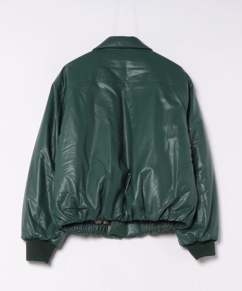 null.（ヌル）の「PUFFYエコレザーブルゾン（ブルゾン）」 - WEAR