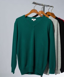 100%」に該当するニット/セーター（Vネック / カシミヤ）ファッション