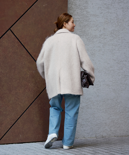 FRAMeWORK（フレームワーク）の「モヘヤシャギーテーラードコート