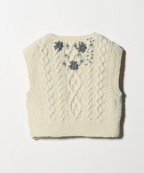 セール】＜Pheeta＞Clara フラワー ニットベスト/014C-HN1（ベスト