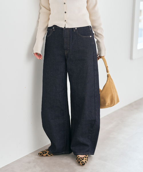 追加》SOMETHING / サムシング 別注 NEW HANA CURVE TAPERED*（デニム