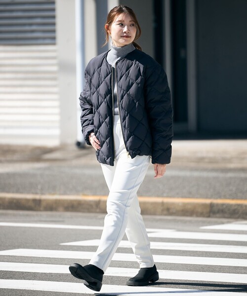 セール】【TAION×UNFILO】キルティングダウン ショート丈ブルゾン