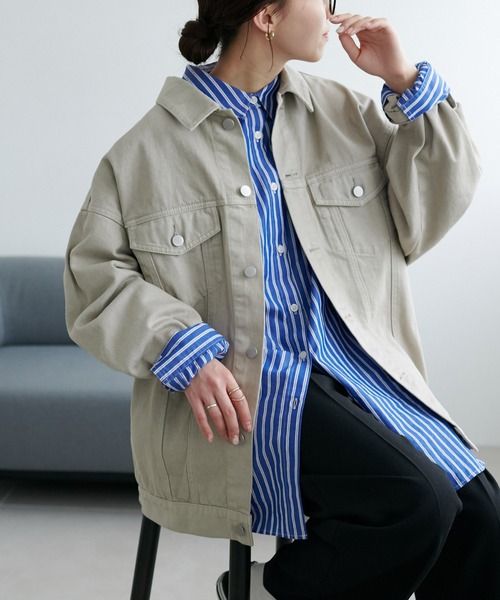 WEB限定】USAコットンデニムビッグGジャン《ユニセックス》（デニム