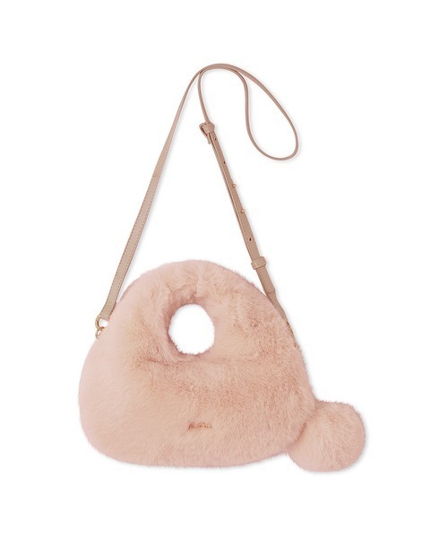 SNIDEL（スナイデル）の「ファーラウンドバッグ（ショルダーバッグ