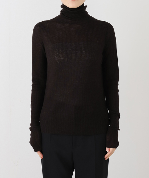 ウールシルクタートルネックニット（ニット/セーター）｜AP STUDIO