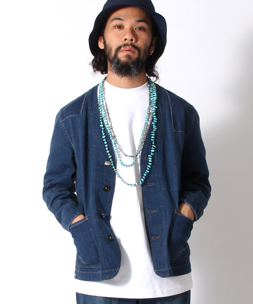 BEAMS（ビームス）の「○orslow×BEAMS / 別注 パッチワーク ノーカラー