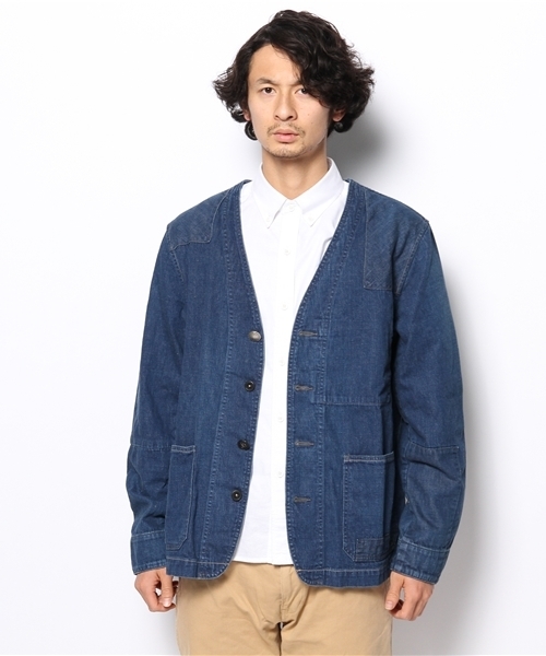 BEAMS（ビームス）の「○orslow×BEAMS / 別注 パッチワーク ノーカラー