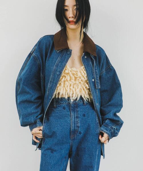 KBF（ケイビーエフ）の「2WAYカラーデニムブルゾン（ブルゾン）」 - WEAR