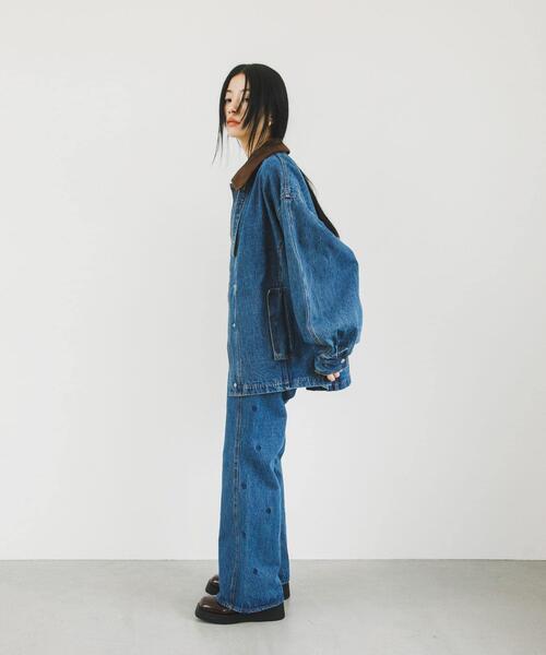 KBF（ケイビーエフ）の「2WAYカラーデニムブルゾン（ブルゾン）」 - WEAR