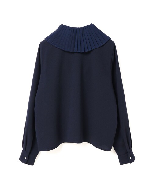 mizuiroind（ミズイロインド）の「mizuiro ind プリーツカラーシャツ