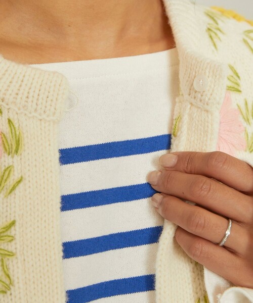 Freada（フリーダ）の「Freada/フリーダ フラワーモチーフニット