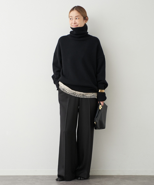 ドゥーズィエムクラス CELERI ブラック パラシュートパンツ サイズ36