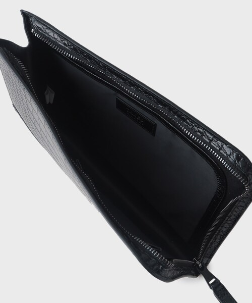 冠婚葬祭】ブラックレザー クラッチバッグ（クラッチバッグ）｜TAKEO