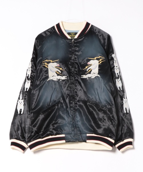 セール】HOUSTON ヴィンテージ加工 スカジャン(ALASKA)（スカジャン