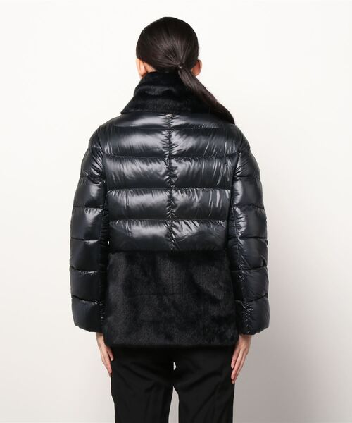 HERNO（ヘルノ）の「HERNO / エコファーコンビショートダウン