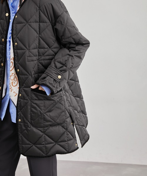 ROPE'（ロペ）の「【TAION×LIMONTA】軽量Vネックキルティング ミドル