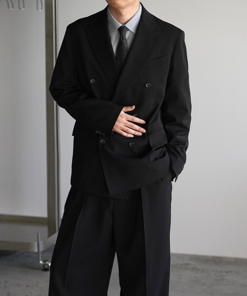 HIGH TWIST PE DOUBLE SUIT（スーツセット）｜WYM LIDNM（ウィム バイ