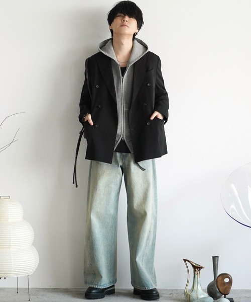 HIGH TWIST PE DOUBLE SUIT（スーツセット）｜WYM LIDNM（ウィム バイ