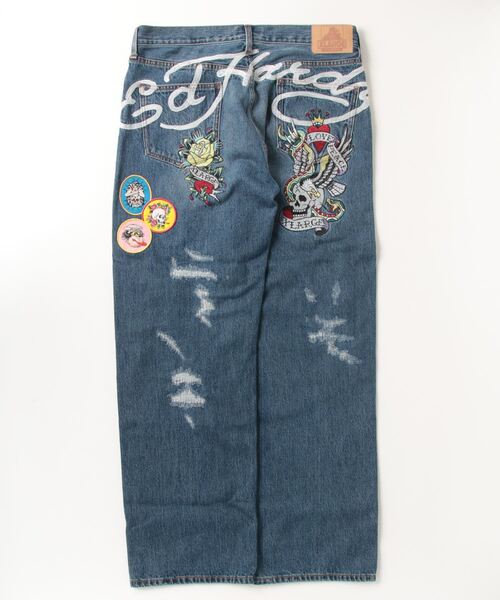Ed Hardy（エドハーディー）の「XLARGE×ED HARDY CRASH DENIM PANTS