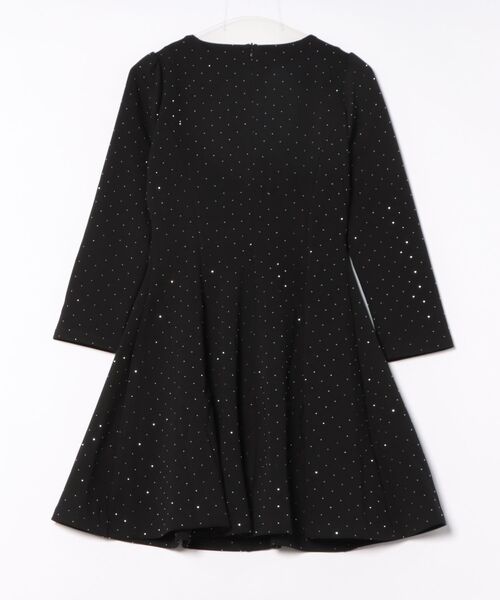 きらきらストーン×ビジュー付きリボンボンディングワンピース