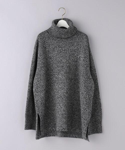 ATON（エイトン）の「＜ATON＞MOULINE タートルネック ニット（ニット