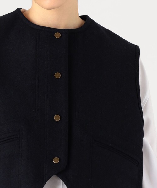 BACCA（バッカ）の「ダブルクロスヘビーメルトン ショートベスト