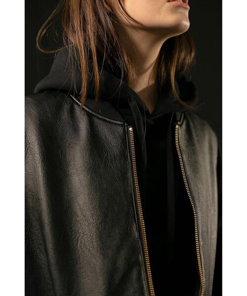 MONKEY TIME（モンキータイム）の「＜monkey time＞ FAUX LTHR ZIP