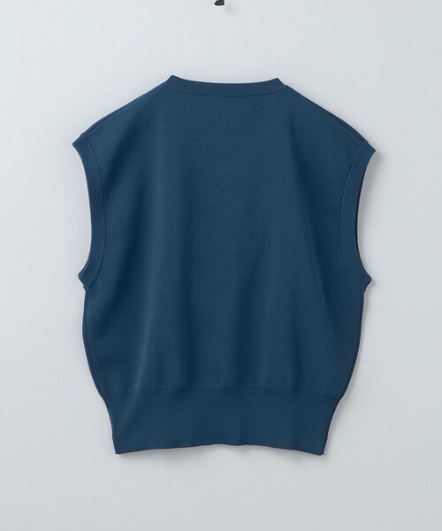 6（ロク）の「＜6(ROKU)＞ミラノリブ ニットベスト（ニット/セーター