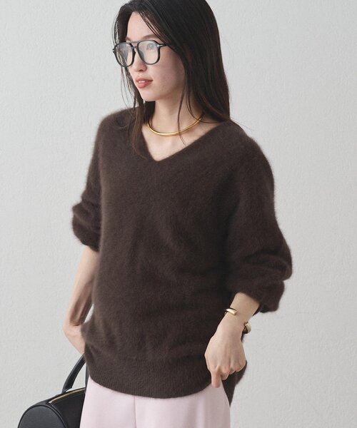 セール】FURカシミヤVニット（ニット/セーター）｜LOUNGEDRESS
