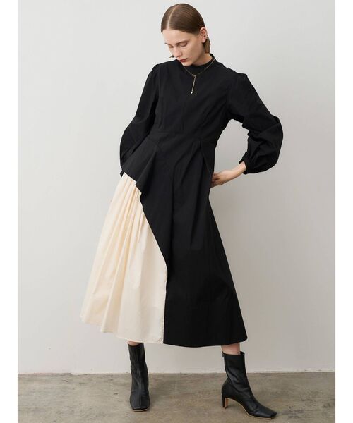 ELENDEEK（エレンディーク）の「サイドラッフルギャザーワンピース