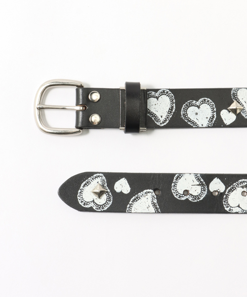 Little Willow / リトルウィロー】HEART LEATHER BELT EX（ベルト