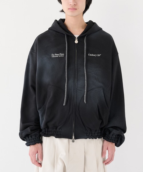 SHINYAKOZUKA/シンヤコズカ】別注 ORDINARY OLD STYLE ZIP HOODIE