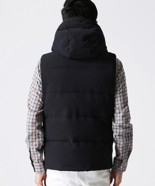 BEAMS（ビームス）の「◎DANTON×BEAMS / 別注 ダウンベスト フーディー