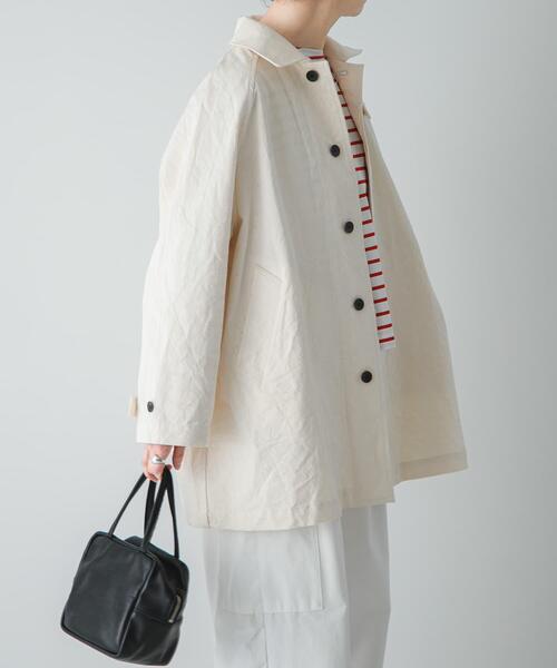 コットンバックタックショートコート（その他アウター）｜かぐれ