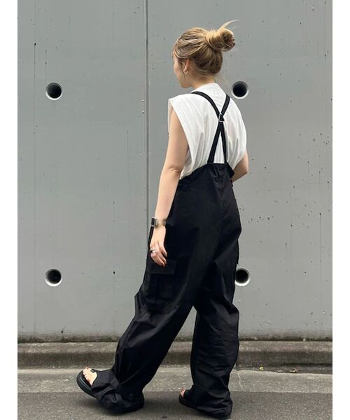 お値下げ☆ungridアングリッド☆ミリタリーらルーズサロペット☆F