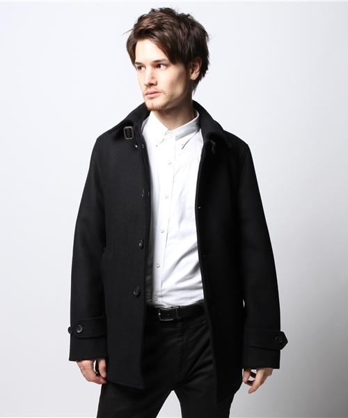 EDIFICE（エディフィス）の「◇メルトンブルゾン（ステンカラーコート