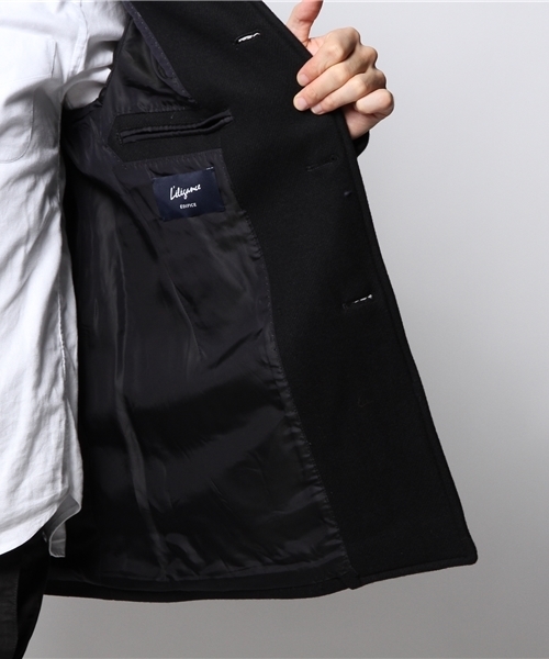 EDIFICE（エディフィス）の「◇メルトンブルゾン（ステンカラーコート