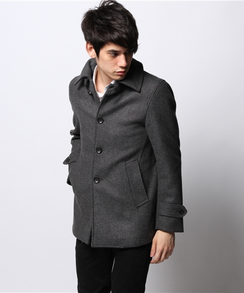 EDIFICE（エディフィス）の「◇メルトンブルゾン（ステンカラーコート