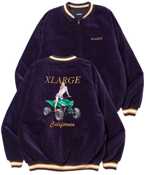 XLARGE（エクストララージ）の「VELOUR SOUVENIR JACKET（ブルゾン